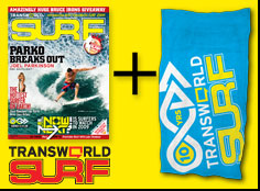 Get TransWorld Surf + a FREE beach towel.